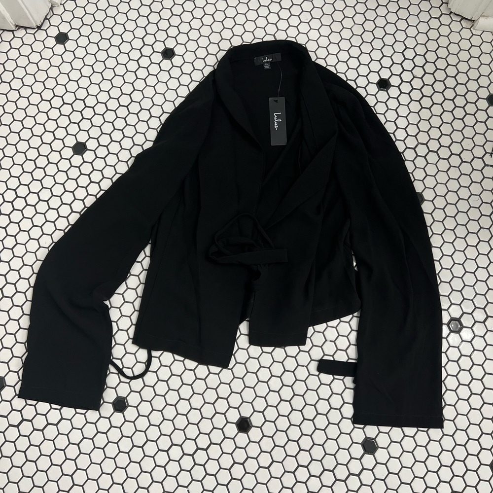 NWT lulus black blazer size XL
